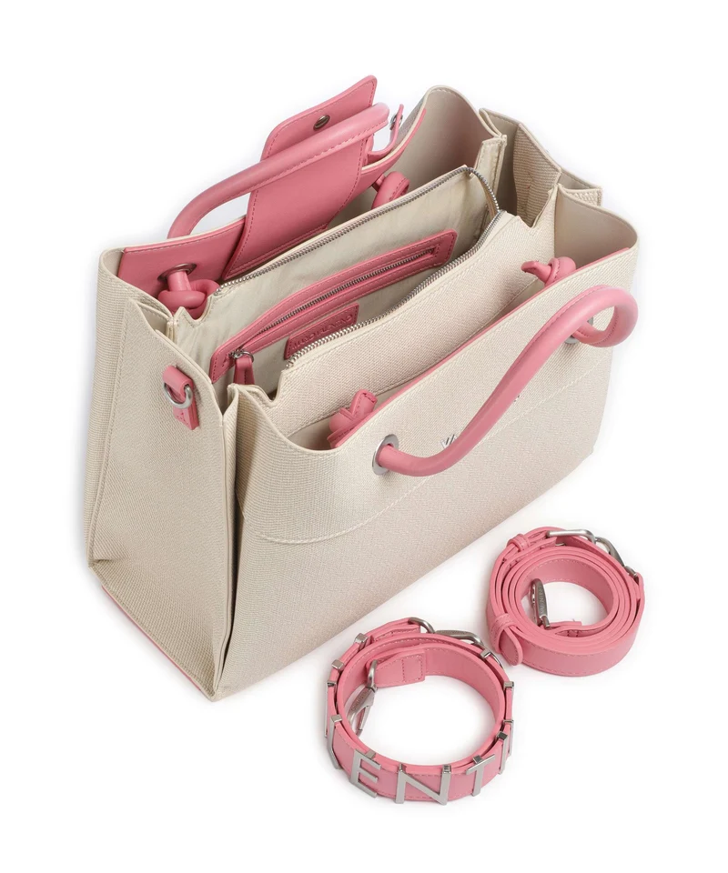 Valentino Bags Alexia Summer Handtasche naturale/rosa