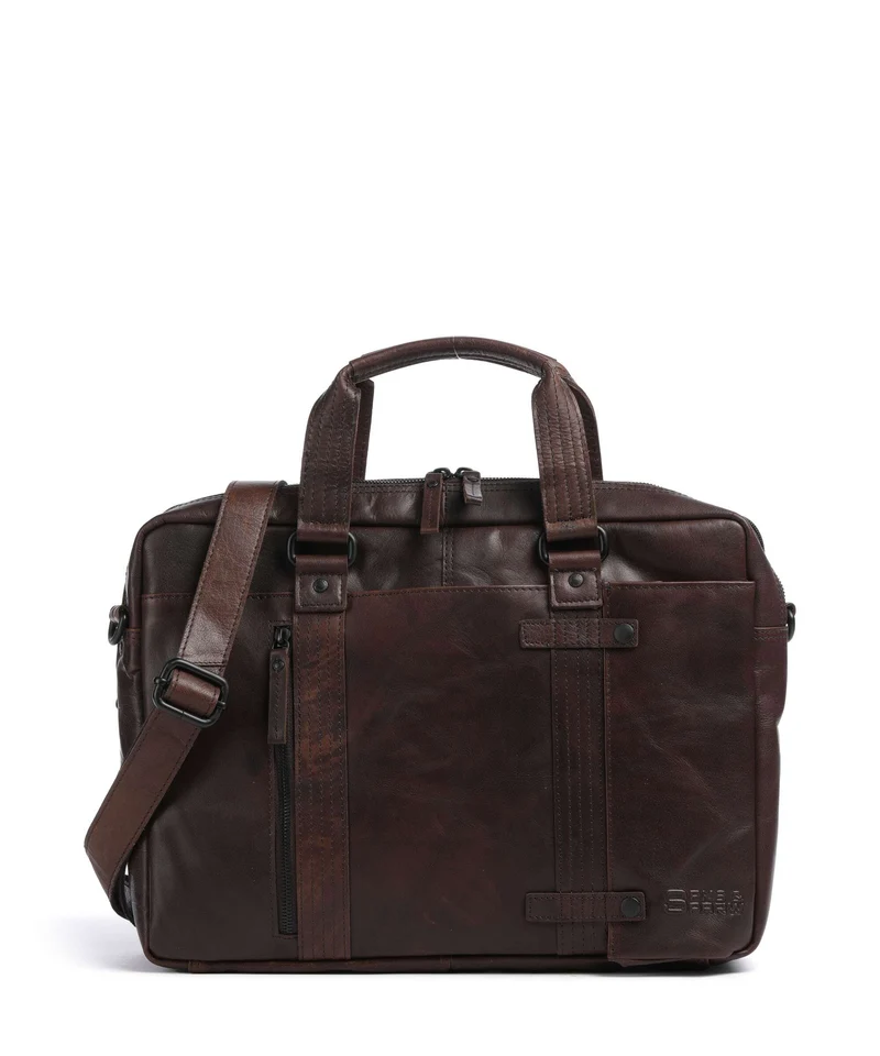 Spikes & Sparrow Bronco Dexter Aktentasche dark brown