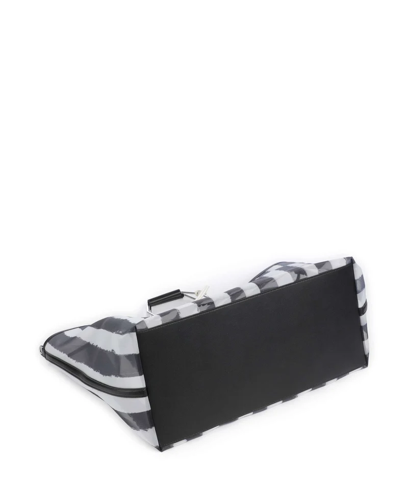 Karl Lagerfeld Ikon XXL Handtasche black stripes