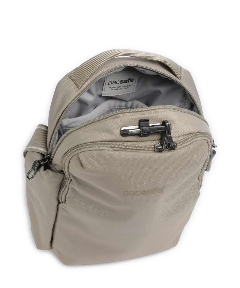 Pacsafe V Umhängetasche beige