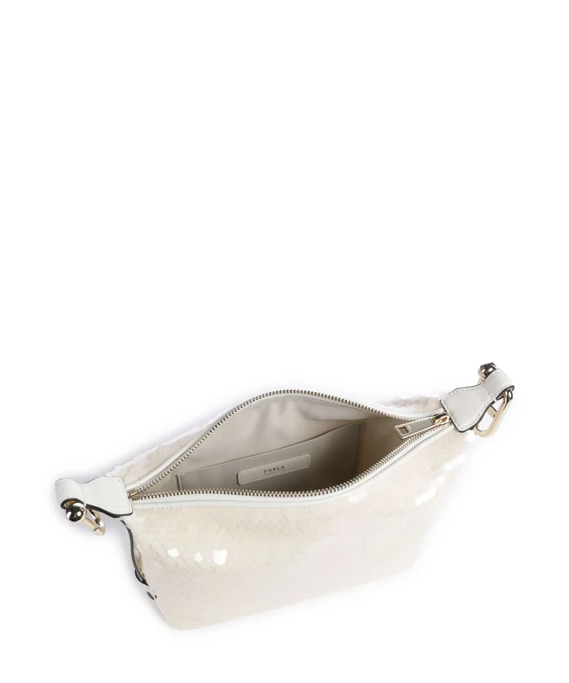 Furla Tonie Mini Schultertasche talco