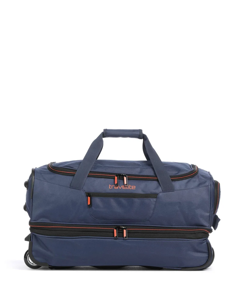 Travelite Basics Rollenreisetasche marine
