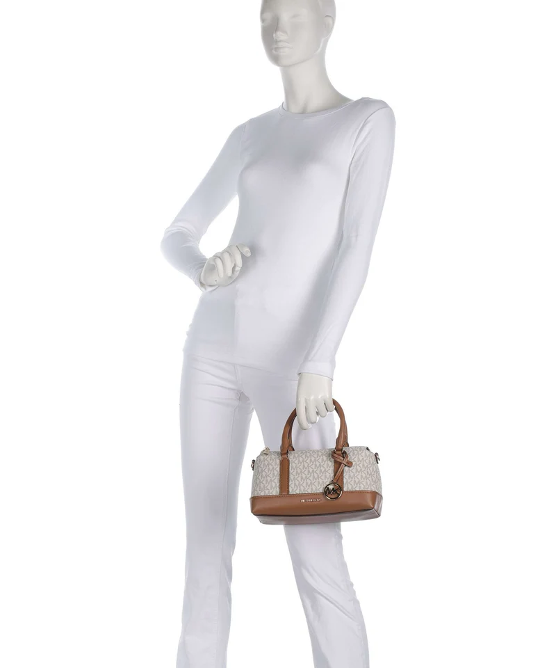 Michael Kors Andie Small Handtasche vanilla/acorn