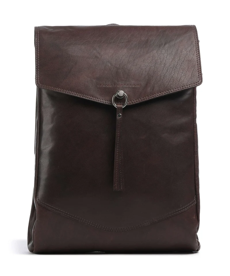 Spikes & Sparrow Bronco Marlotte Laptop-Rucksack dark brown