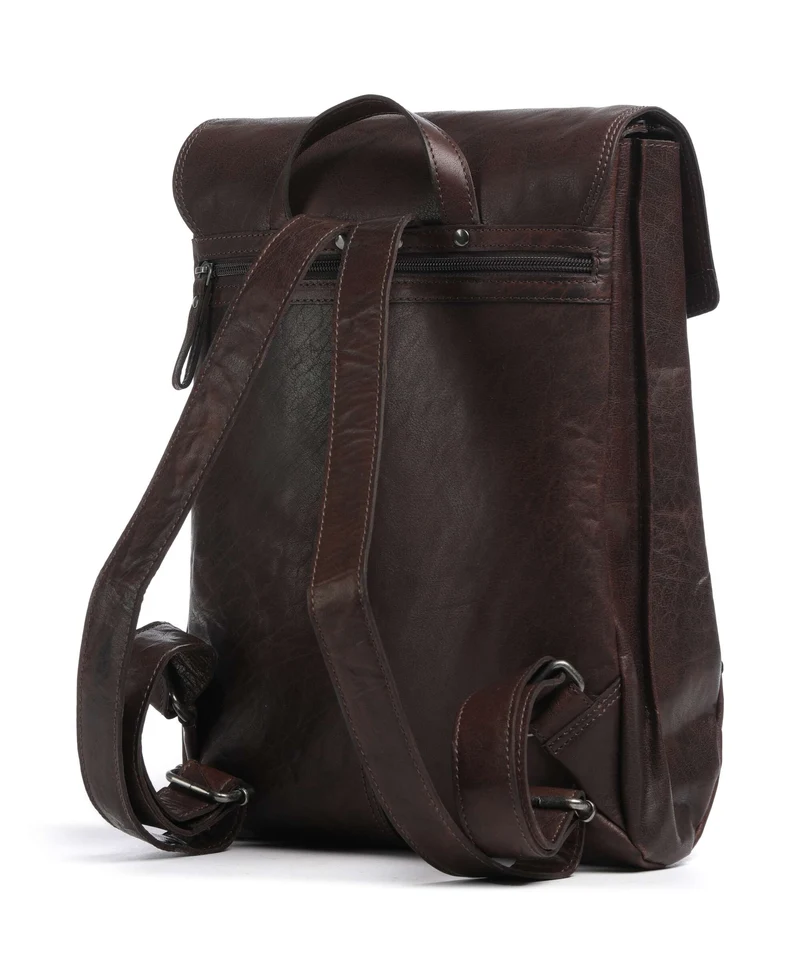 Spikes & Sparrow Bronco Marlotte Laptop-Rucksack dark brown
