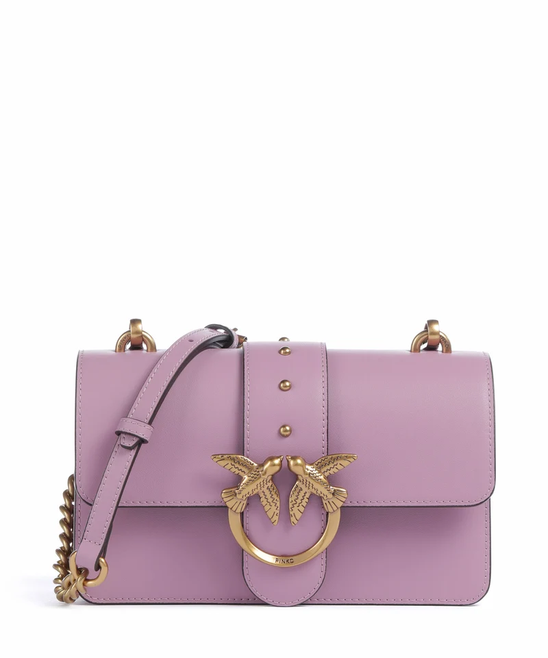 Pinko Love One Mini Umhängetasche lilla/antique gold