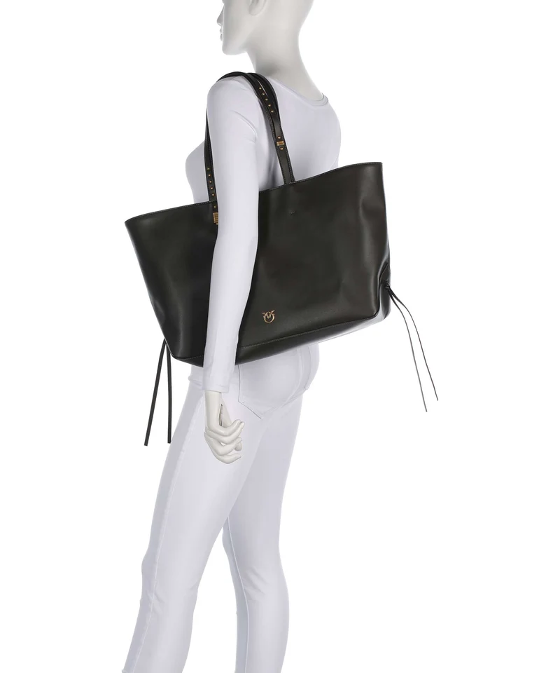Pinko Shopper verde fango/antique gold