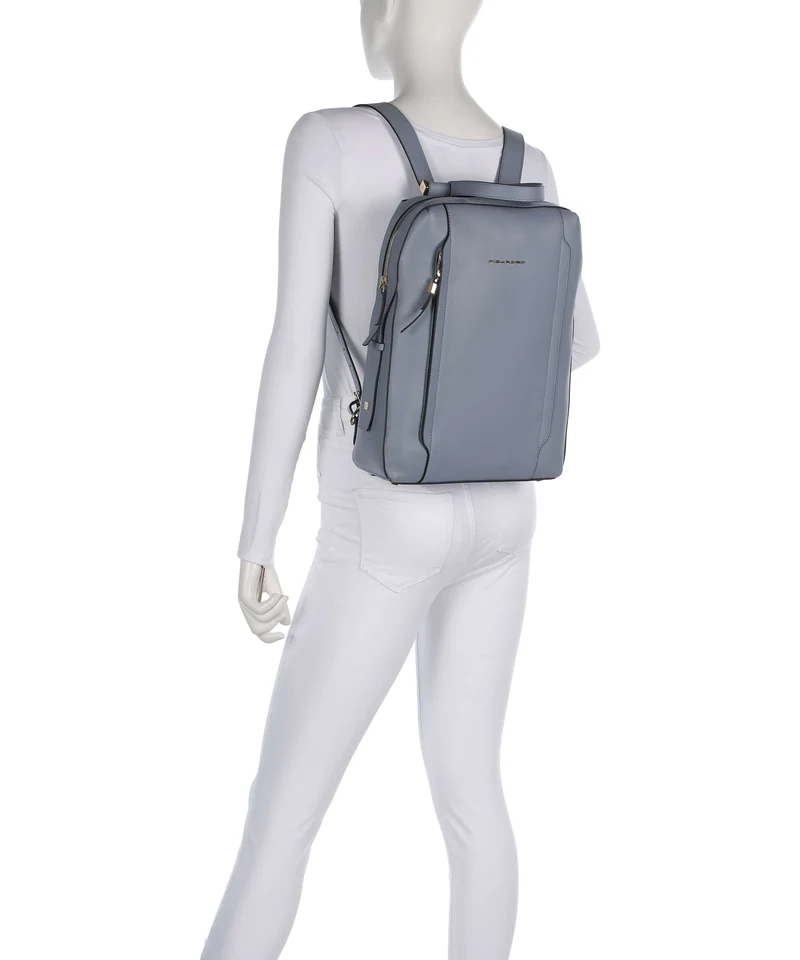 Piquadro Circle Laptop-Rucksack light blue