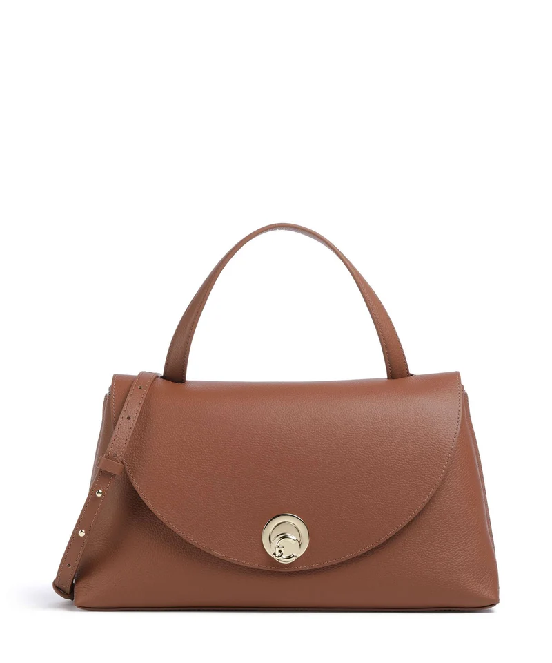 Coccinelle Nikla Handtasche cognac/noir