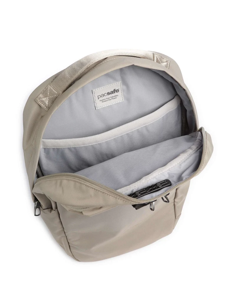Pacsafe V 20 Rucksack beige