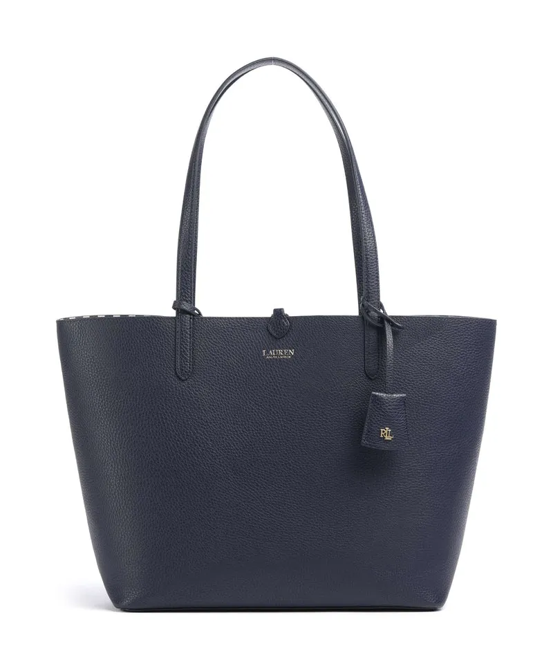 Lauren Ralph Lauren Medium Shopper refined navy/skinny stripe