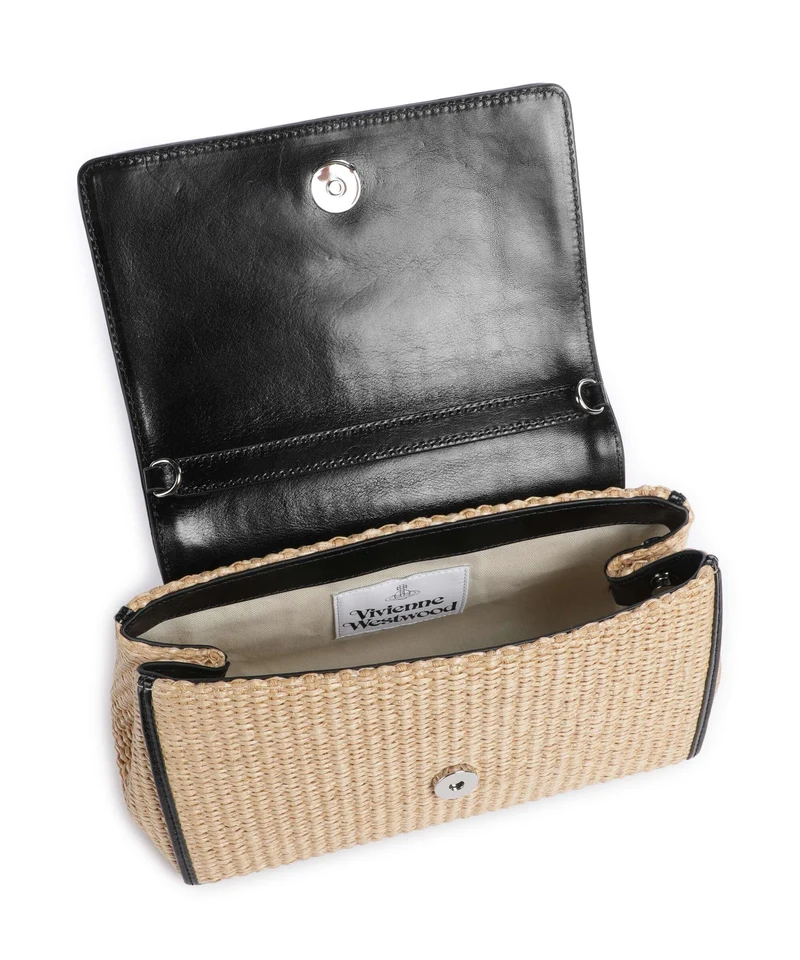 Vivienne Westwood Hazel Medium Schultertasche natural