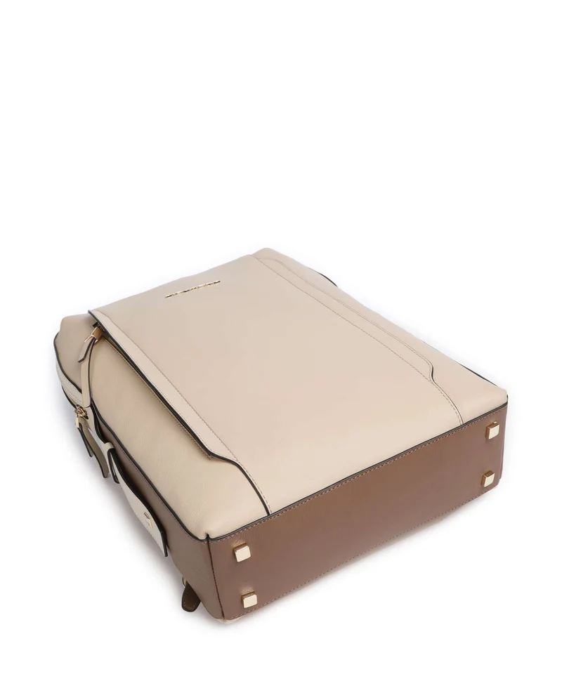 Piquadro Circle Laptop-Rucksack beige/cuoio