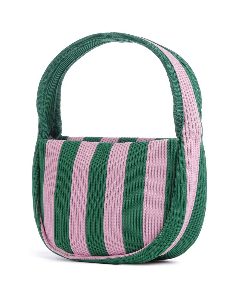 Marimekko Knitted Merirosvo Handtasche pink/dark green