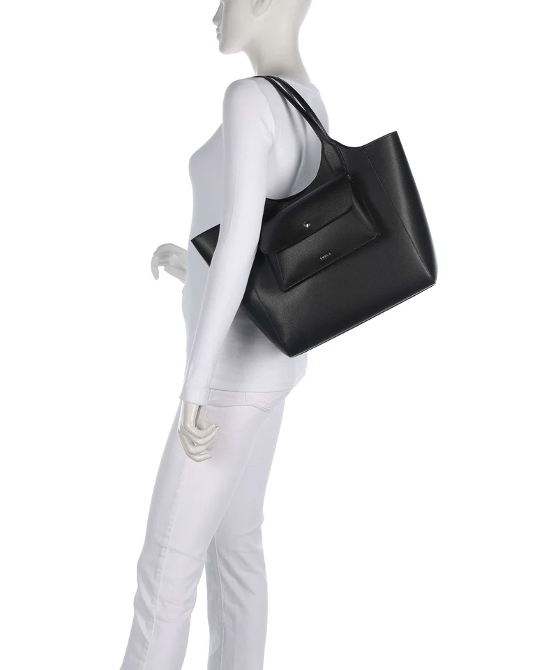 Furla Lea M Shopper nero
