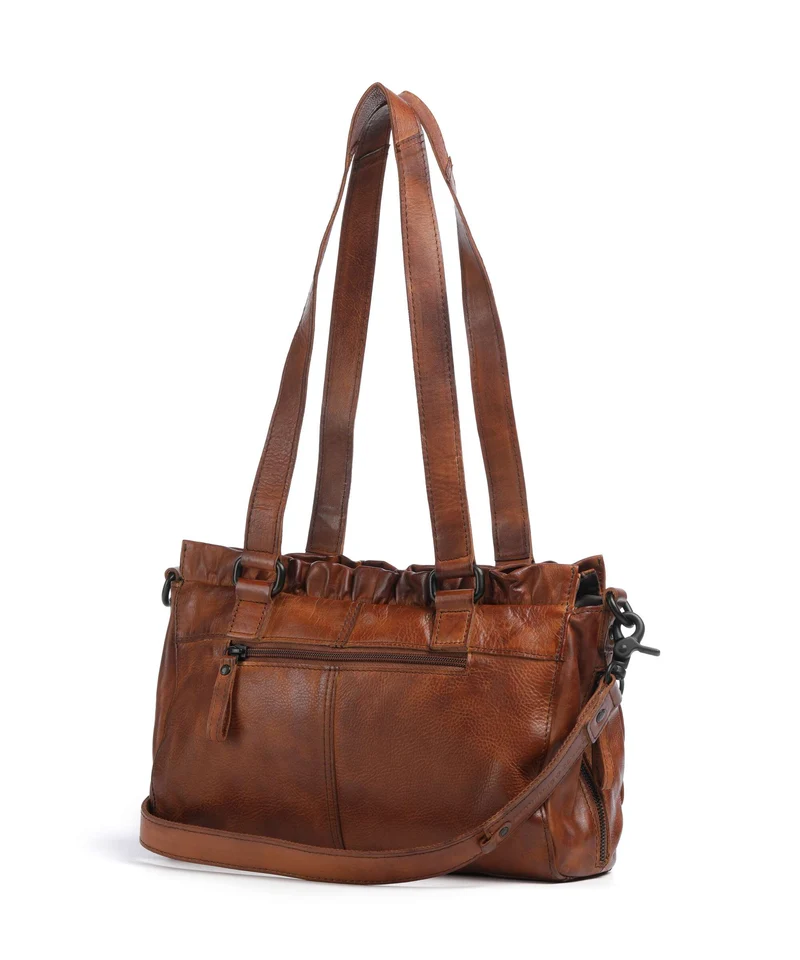 Spikes & Sparrow Apache Janetta Schultertasche brandy