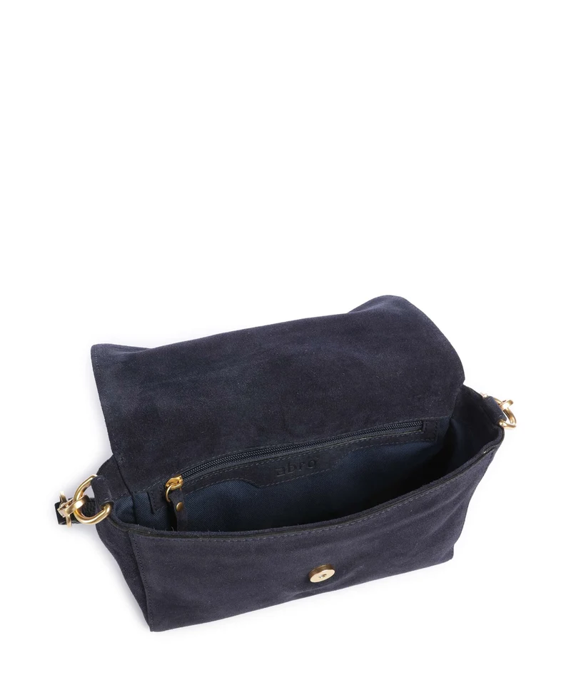 Abro Suede Temi Schultertasche navy