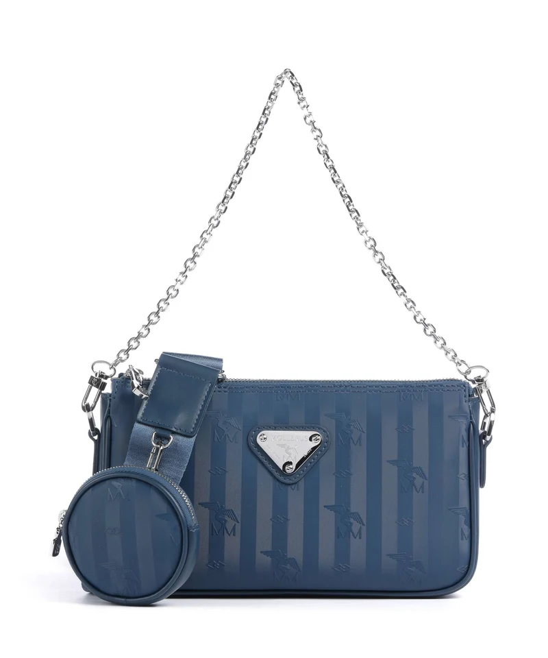 Maison Mollerus Vinerus Zell Schultertasche deep blau