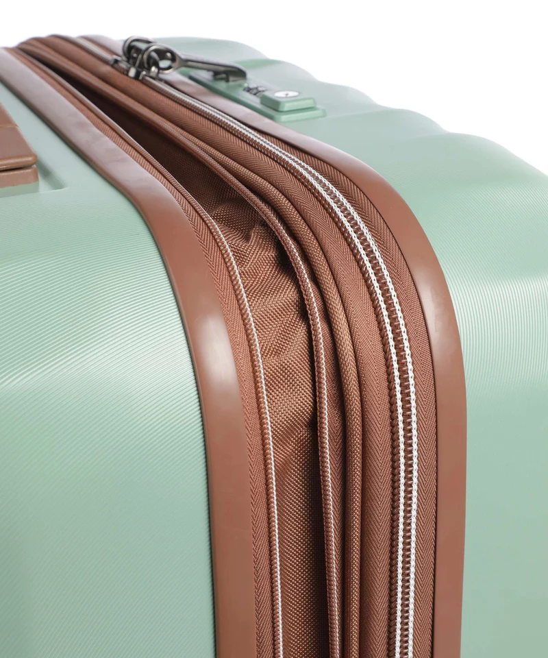 Delsey Paris Carrousel 2 4-Rollen Trolley sage green