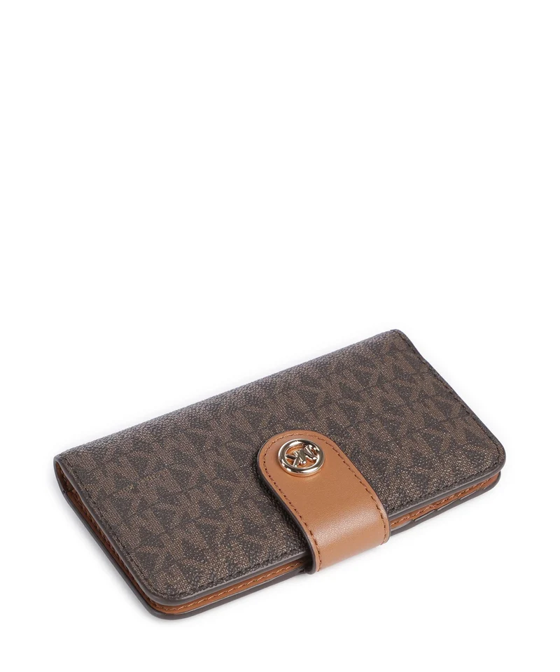 Michael Kors MK Pop Charm Medium Geldbörse brown/acorn