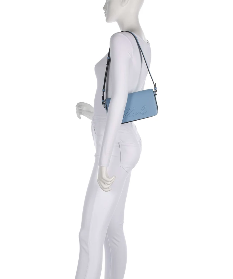 Karl Lagerfeld K/Ville Small Schultertasche blue bloom