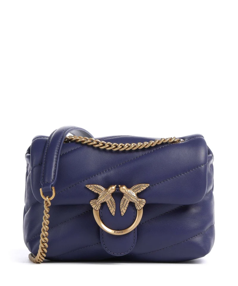 Pinko Love Puff Baby Schultertasche viola/antique gold