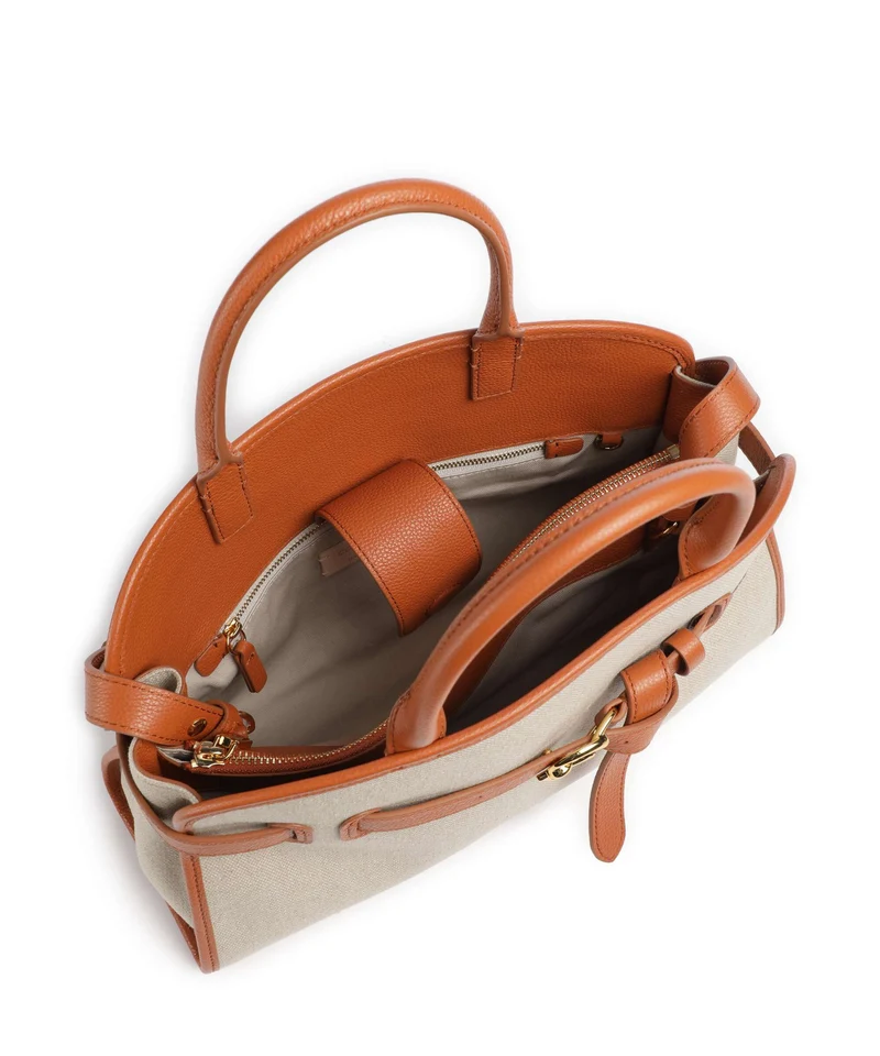 Coccinelle Sabine Canvas Handtasche natural/crab