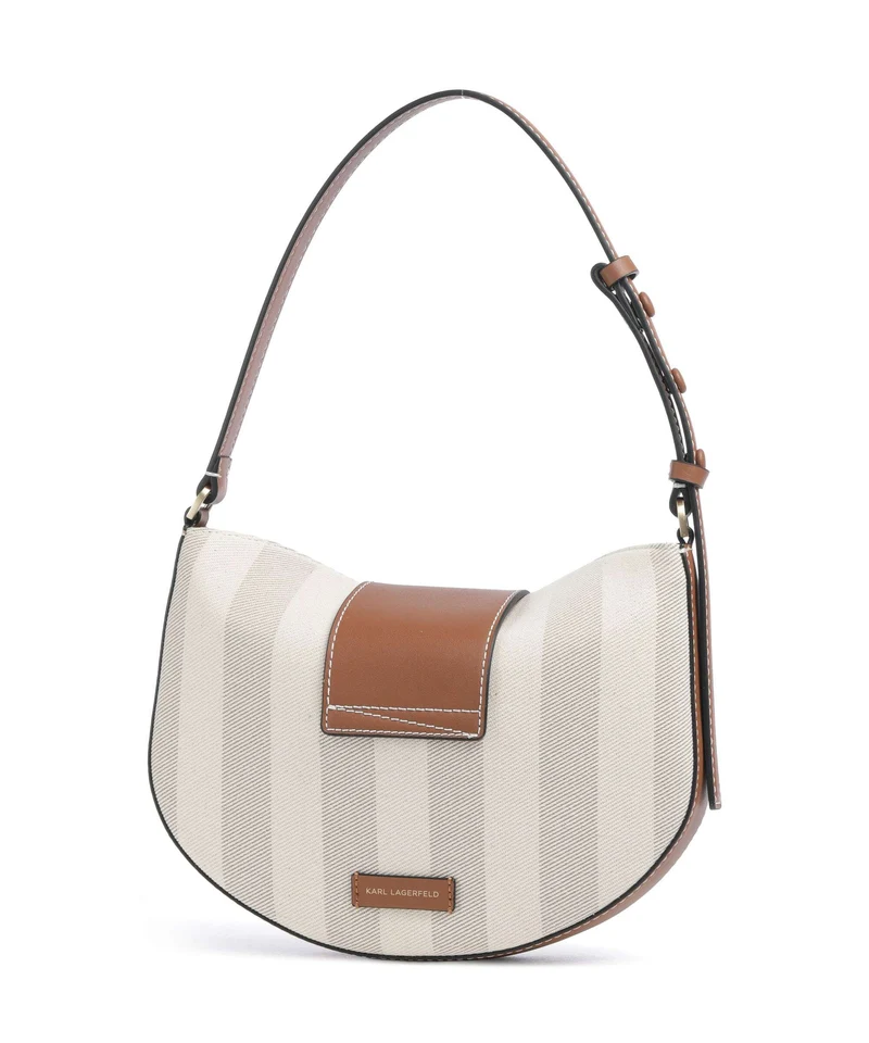 Karl Lagerfeld K/Signature Schultertasche natural canvas/tan