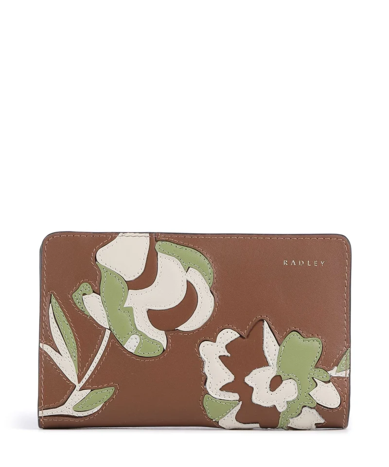 Radley London Floral Geldbörse cognac