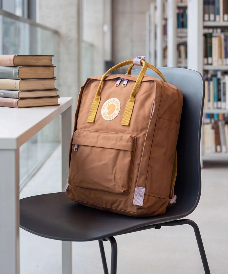 Fjällräven Kånken Koncept Rucksack khaki dust/kantarell