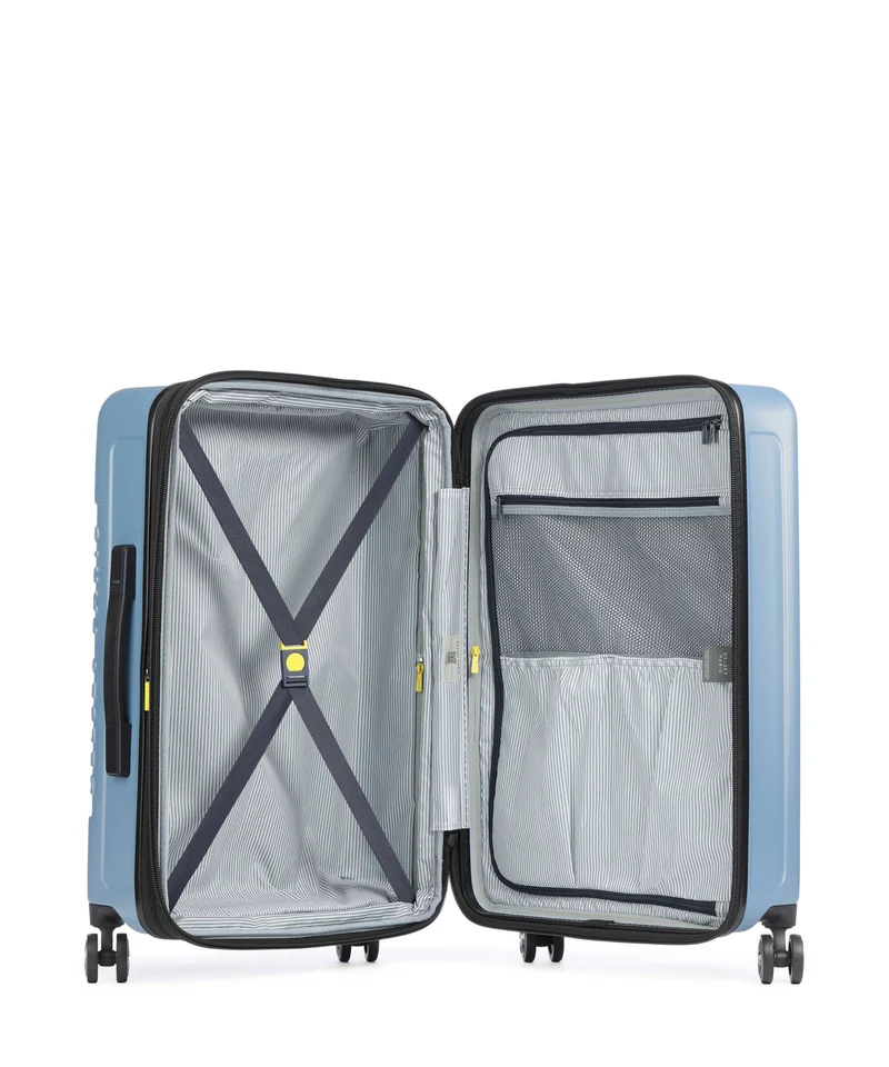 Delsey Paris Longitude 4-Rollen Trolley blue