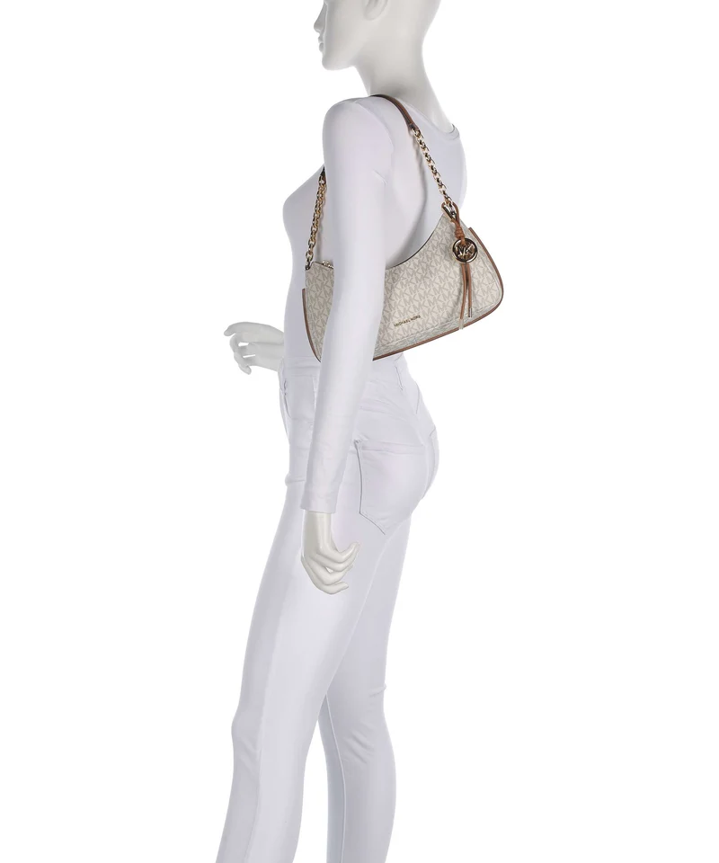 Michael Kors Nolita Medium Schultertasche vanilla/acrn