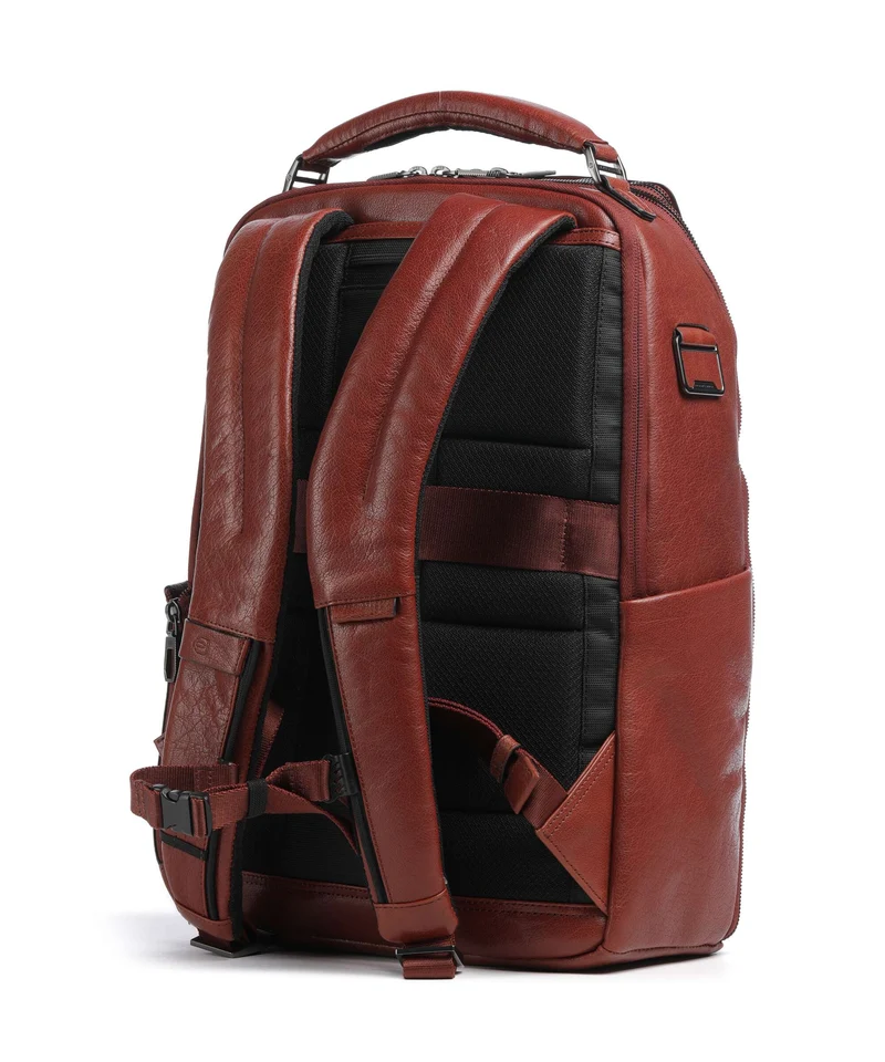 Piquadro Solm Laptop-Rucksack cuoio
