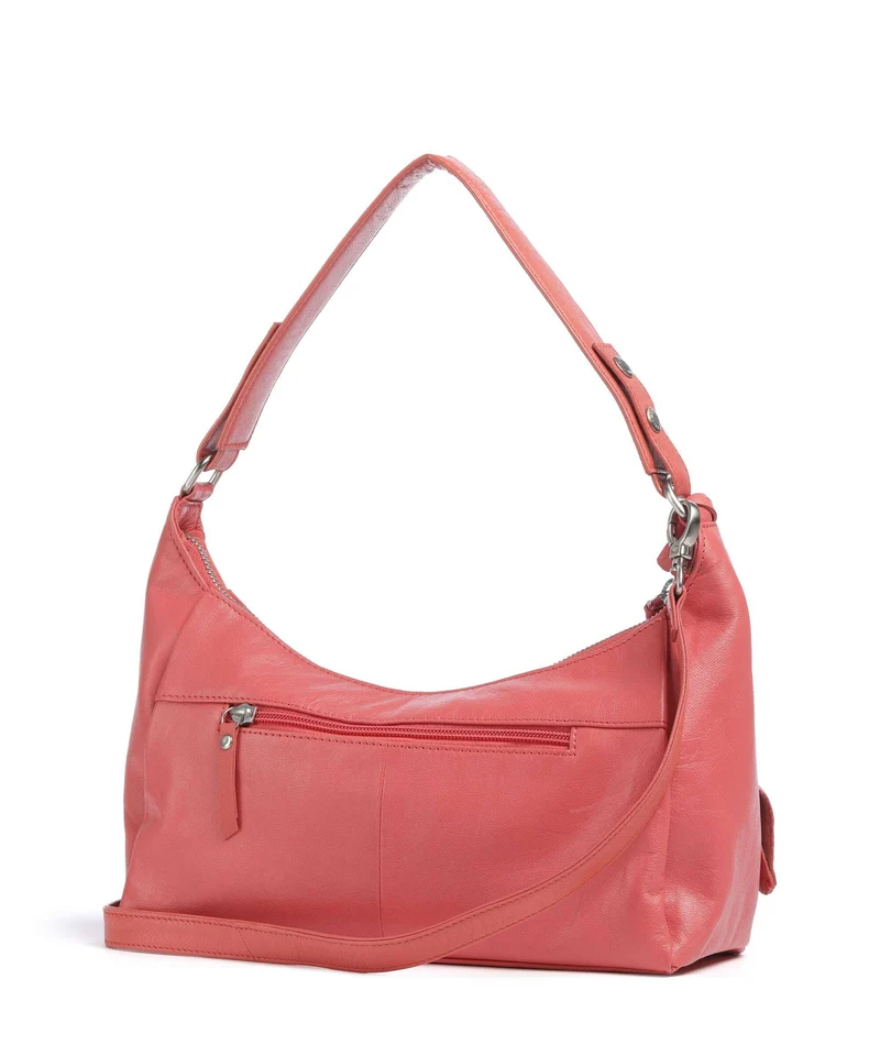 Burkely Nalan Schultertasche coral