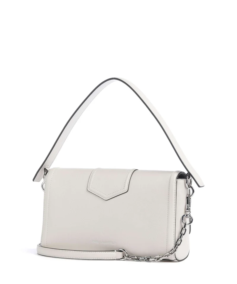 Karl Lagerfeld K/Nova Medium Schultertasche off white