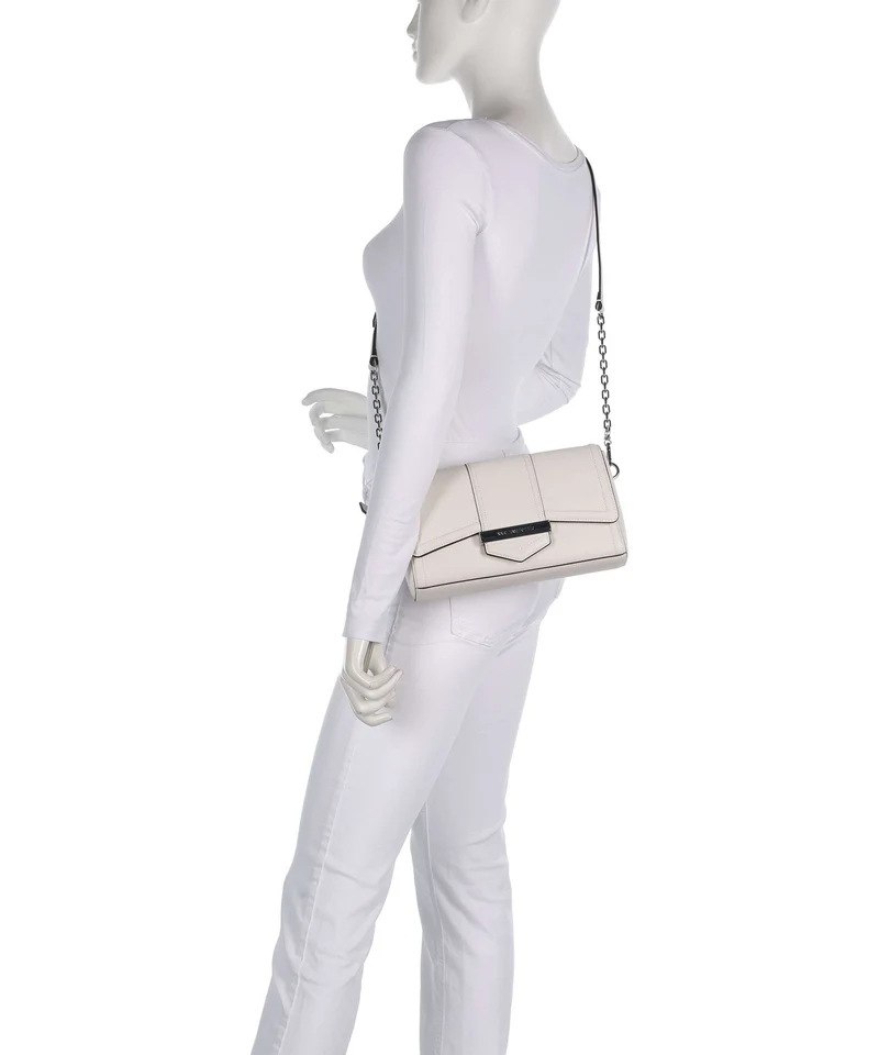 Karl Lagerfeld K/Nova Medium Schultertasche off white