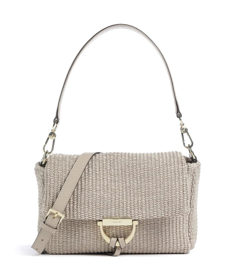 Abro Raffia Classica Temi Schultertasche sahara