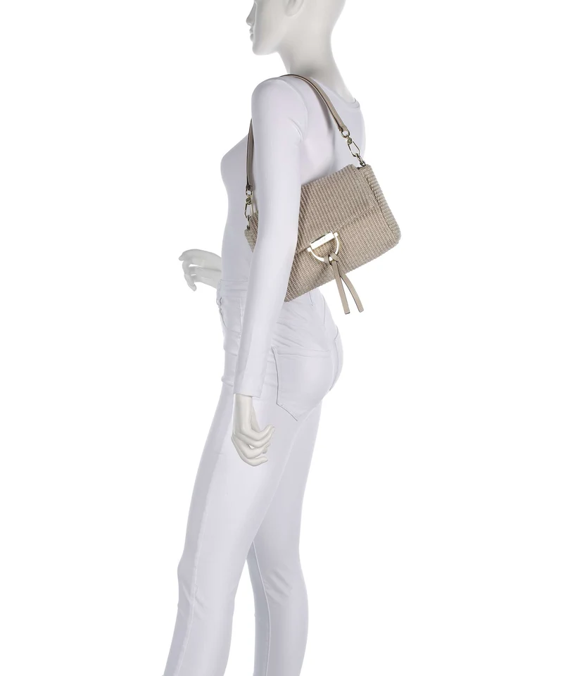 Abro Raffia Classica Temi Schultertasche sahara