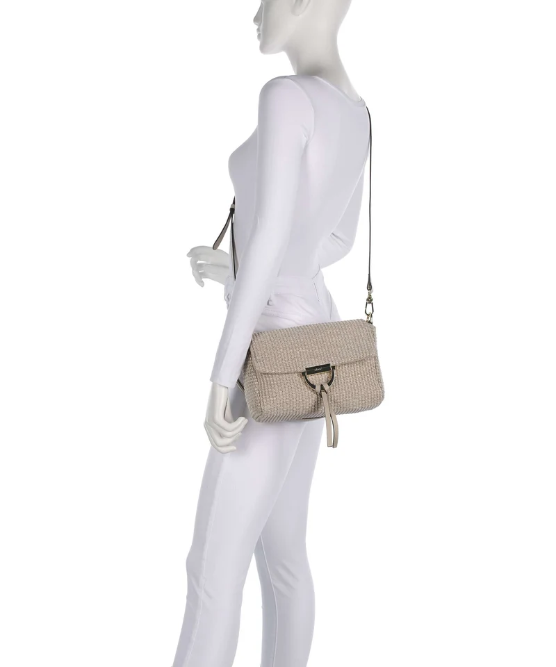 Abro Raffia Classica Temi Schultertasche sahara