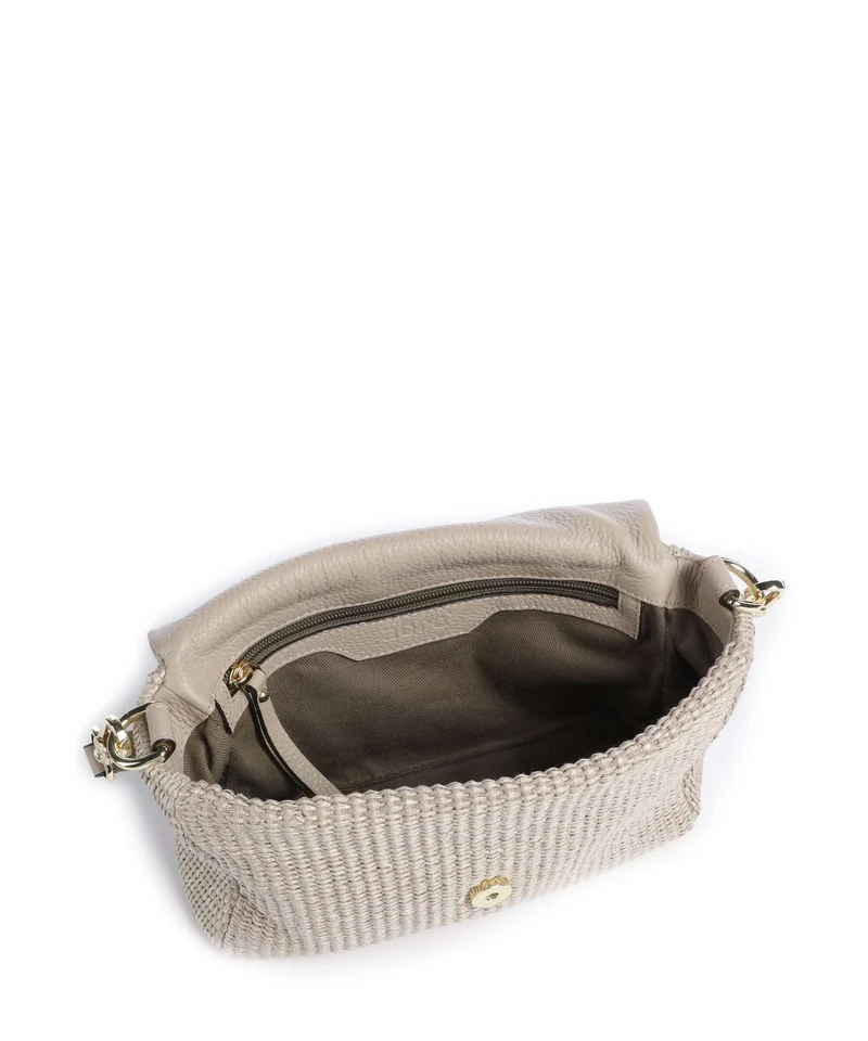 Abro Raffia Classica Temi Schultertasche sahara