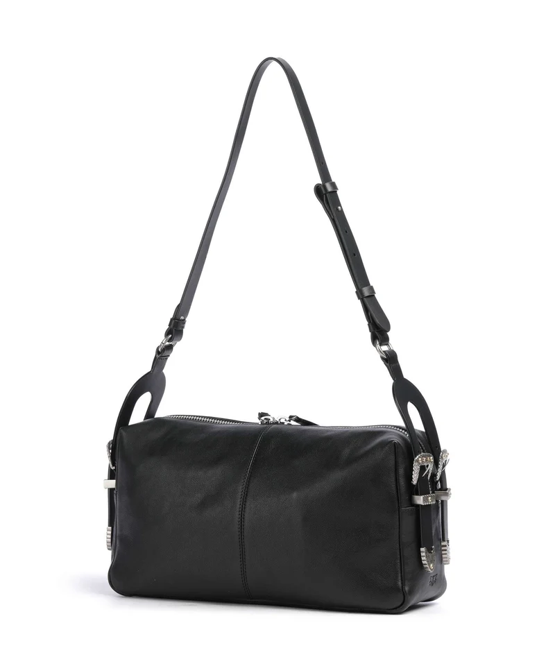 Pinko 24 Classic Schultertasche nero/old silver