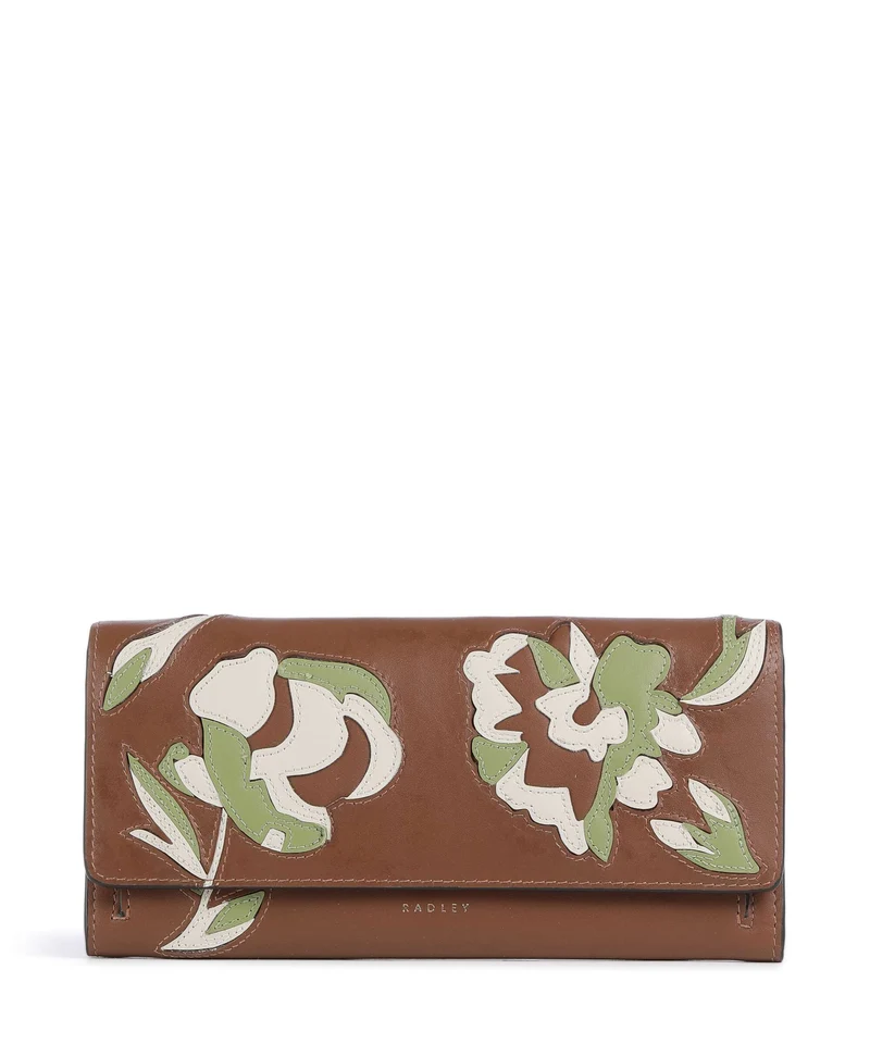 Radley London Floral Geldbörse cognac