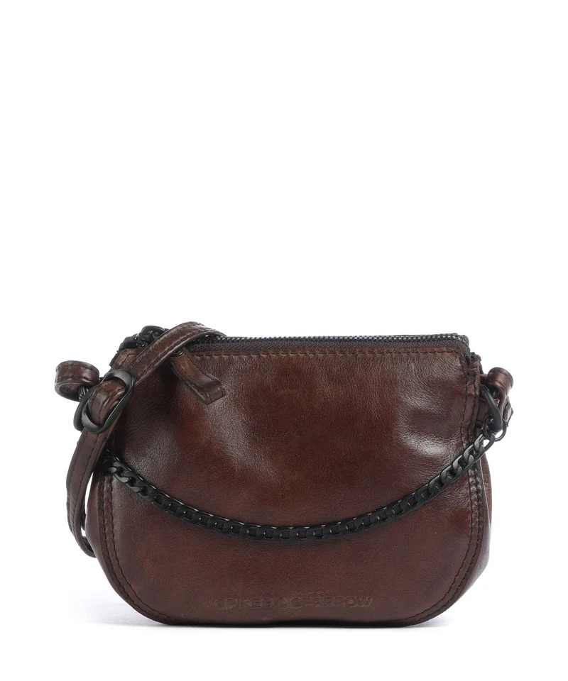 Spikes & Sparrow Apache Delaine Umhängetasche dark brown