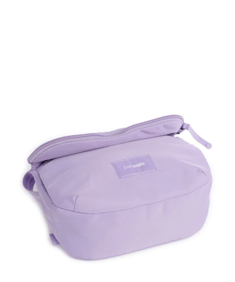Pacsafe Go Saddle Umhängetasche lavender