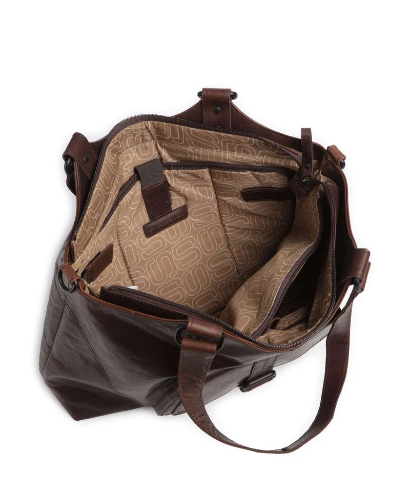 Spikes & Sparrow Bronco Kalynn Shopper dark brown