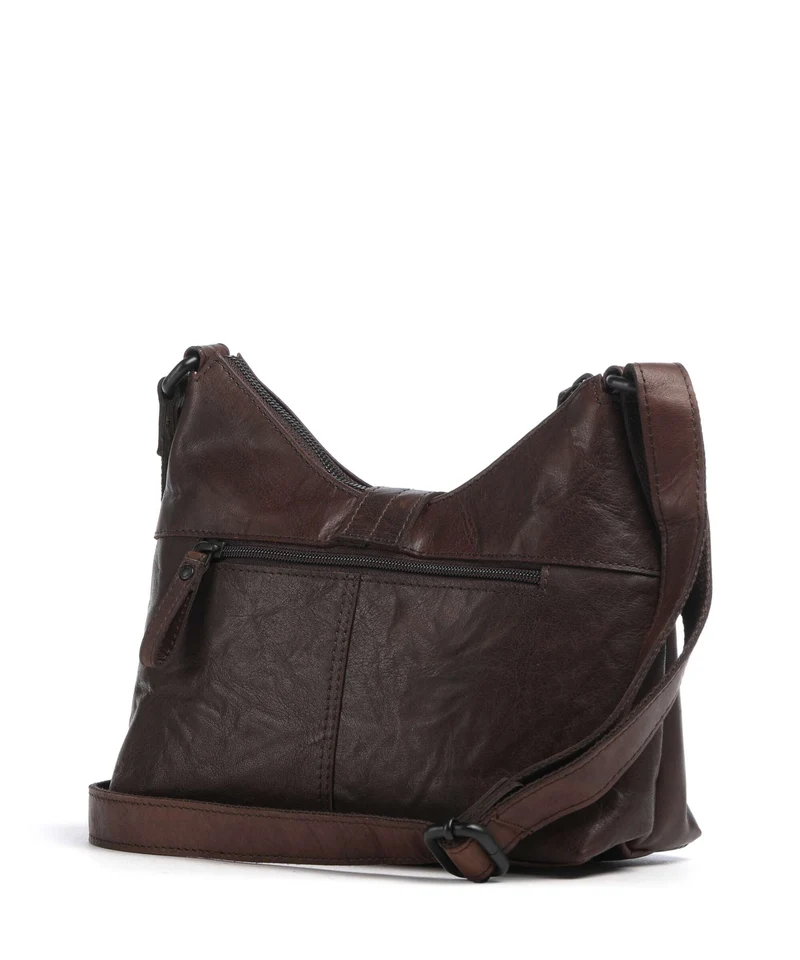 Spikes & Sparrow Bronco Ellesse Umhängetasche dark brown