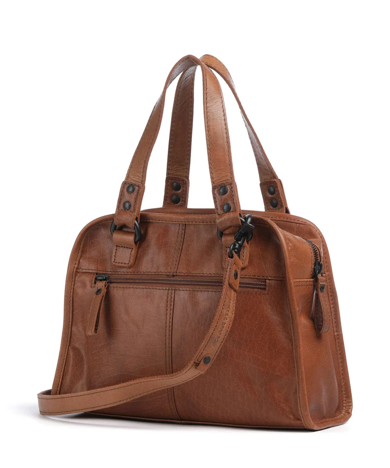 Spikes & Sparrow Bronco Danine Handtasche brandy