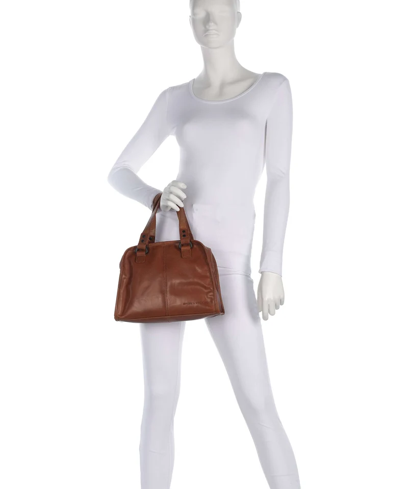 Spikes & Sparrow Bronco Danine Handtasche brandy