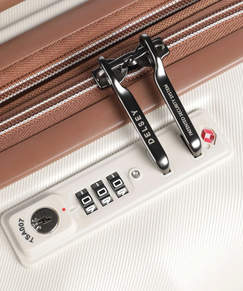 Delsey Paris Carrousel 2 4-Rollen Trolley off white