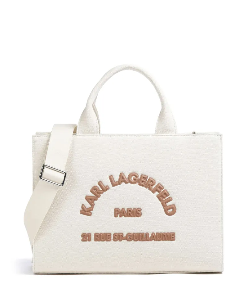 Karl Lagerfeld K/Rue St Guillaume Medium Handtasche natural